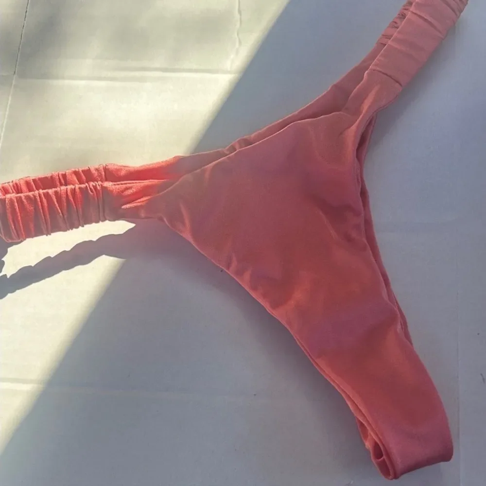 NWOT Sommer Swim Lucia Bikini Top & Iggy Bottom Set in Coral Size M/L - Picture 9 of 11